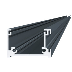 Montážny profil 62x40mm,štruktúra RAL7016 Montážny profil 62x40mm,štruktúra RAL7016